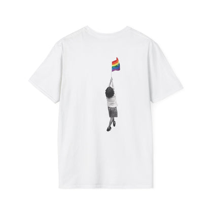 Lgbtq Flag T-Shirt by VOICEWEARS.COM