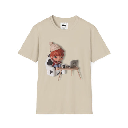 Cute Hirono Character T-Shirt by VOICEWEARS.COM