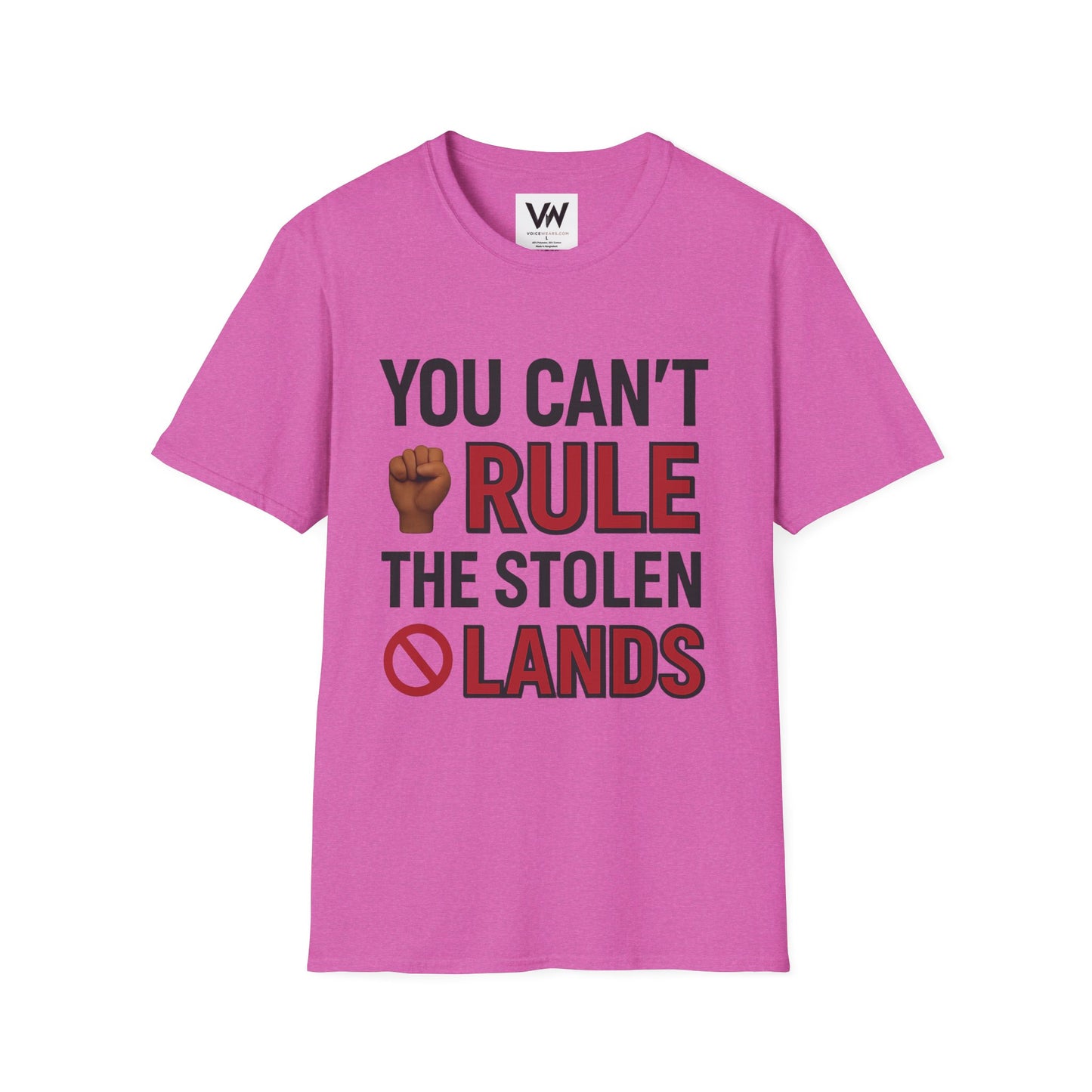 You can't Rule....Unisex Graphic T-Shirt with Statement Design by VOICEWEARS.COM