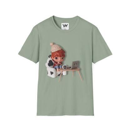 Cute Hirono Character T-Shirt by VOICEWEARS.COM