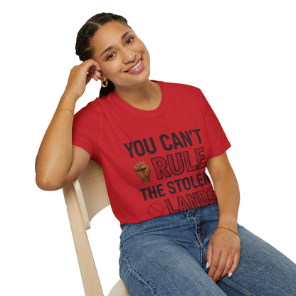 You can't Rule....Unisex Graphic T-Shirt with Statement Design by VOICEWEARS.COM
