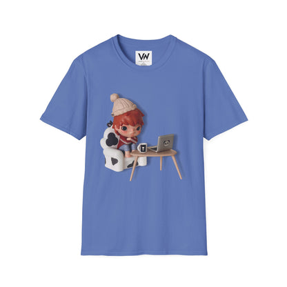 Cute Hirono Character T-Shirt by VOICEWEARS.COM