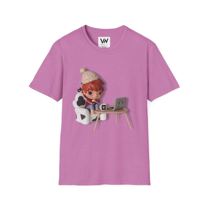 Cute Hirono Character T-Shirt by VOICEWEARS.COM