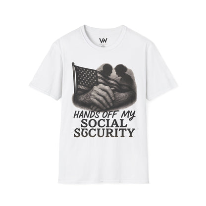 Activism for Social Security Unisex Graphic T-Shirt with Statement Design by Voicewears.com