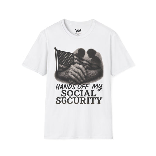Activism for Social Security Unisex Graphic T-Shirt with Statement Design by Voicewears.com